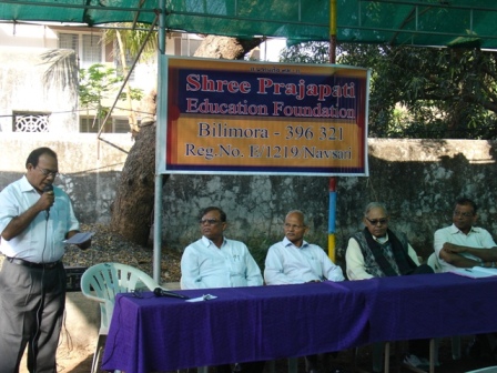 Issueing Cheques to Students by SPEF Bilimora